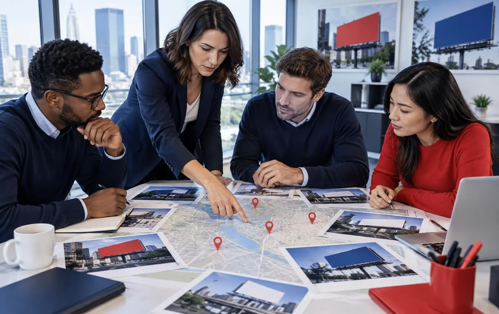 Planning billboard site locations